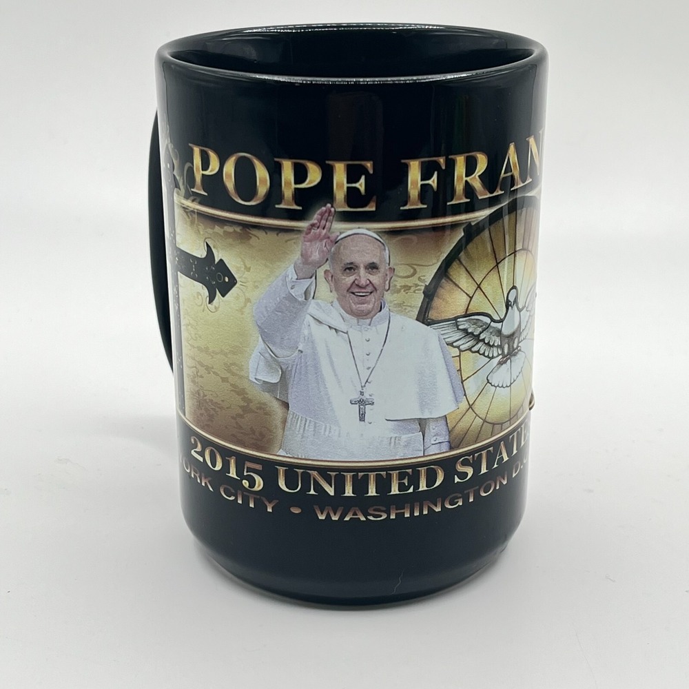 Pope Francis United States‎ 2015 Tour Coffee Mug 2015 16oz